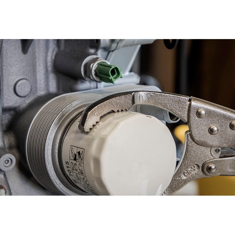 Sealey Oil Filter Locking Plier Angled, 45-130mm - AK6423