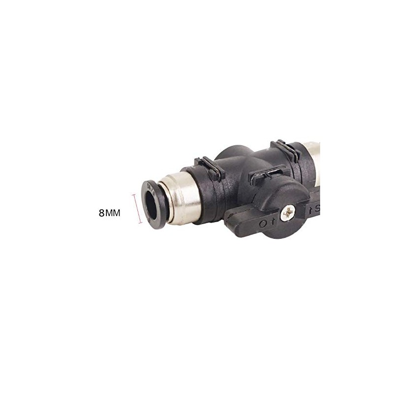 Pneumatic Connector POWERTOOL Plastic Ball Valve Lever Shut Off Valve