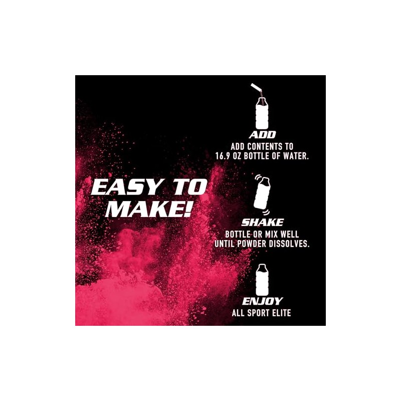 All Sport Powder Hydration Sticks, Zero Calorie, Performance Electrolyte Drink