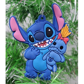 Stitch Holding Scrump Ornament (Unique Shatterproof Design)