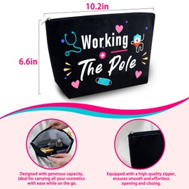 Yoxiumi Nurse Stocking Stuffers White Elephant Gifts for Nurses Nurse Pouch Nurse Essentials Nursing Bag Nursing Accessories for Nurses Preceptor Gifts Nursing Nurse Gifts for Women Nurse Bag