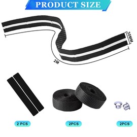NXPWRC 1 Piece Bicycle Handlebar Tape Set, Anti-Slip Bicycle Handlebar Straps, Soft Bicycle Handlebar Tape, Bicycle Accessories, Cycling Equipment