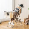 Giantex Clothes Drying Rack, 2-Layer Aluminum Foldable Laundry Drying Rack