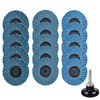 Treki 15Pcs 2 Inch 50mm Flap Disc Quick Change Flap