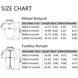 Ruliby Baby Boy Bodysuit and Pant Sets Ribbed Romper Soft Newborn Clothes Outfits Layette Gift Set 6-9 Month