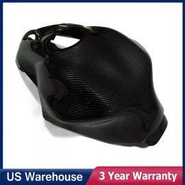 Unbranded Fuel Gas Tank Cover Fairing For Kawasaki Ninja 650 2017-2023 Carbon Fiber Look