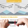Corner Shower Curtain Rod, 30"-44.3" x 30"-44.3" Adjustable L Shaped