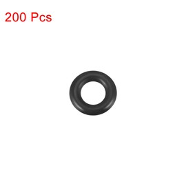 uxcell Nitrile Rubber O-Rings 8mm OD 4mm ID 2mm Width, Metric Sealing Gasket for Automotive Machine Plumbing, Pack of 200