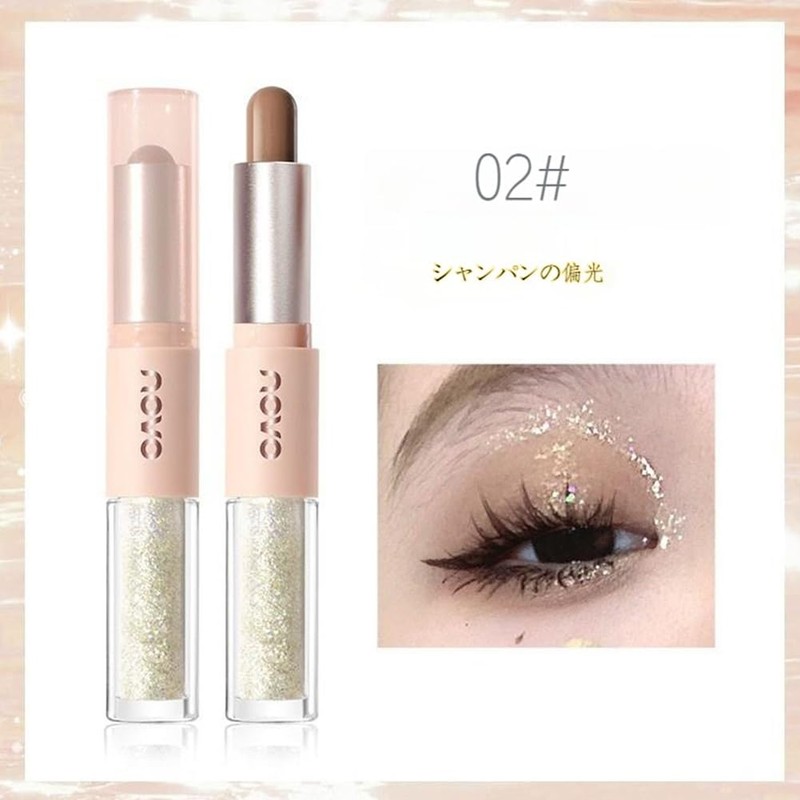 NOVO Galaxy Diamond Smart Double Head Eyeshadow Pencil Contour Pen