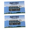 Partytoyz Inc AA Alkaline Batteries Multi Pack, 1.5 Volt, 10-Year