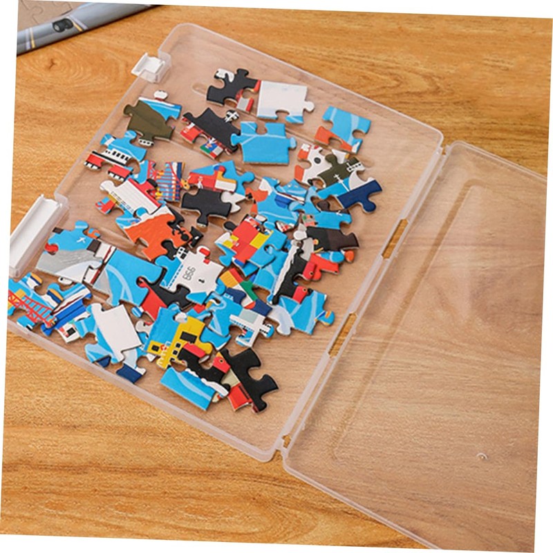 SUPVOX 2pcs Clear Plastic Storage Containers for Beads Parts Stackable