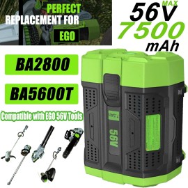 For EGO 56V 7.5Ah For Genuine EGO Battery 56 Volt Power + BA1400T BA4200 BA2800 ST1502LB