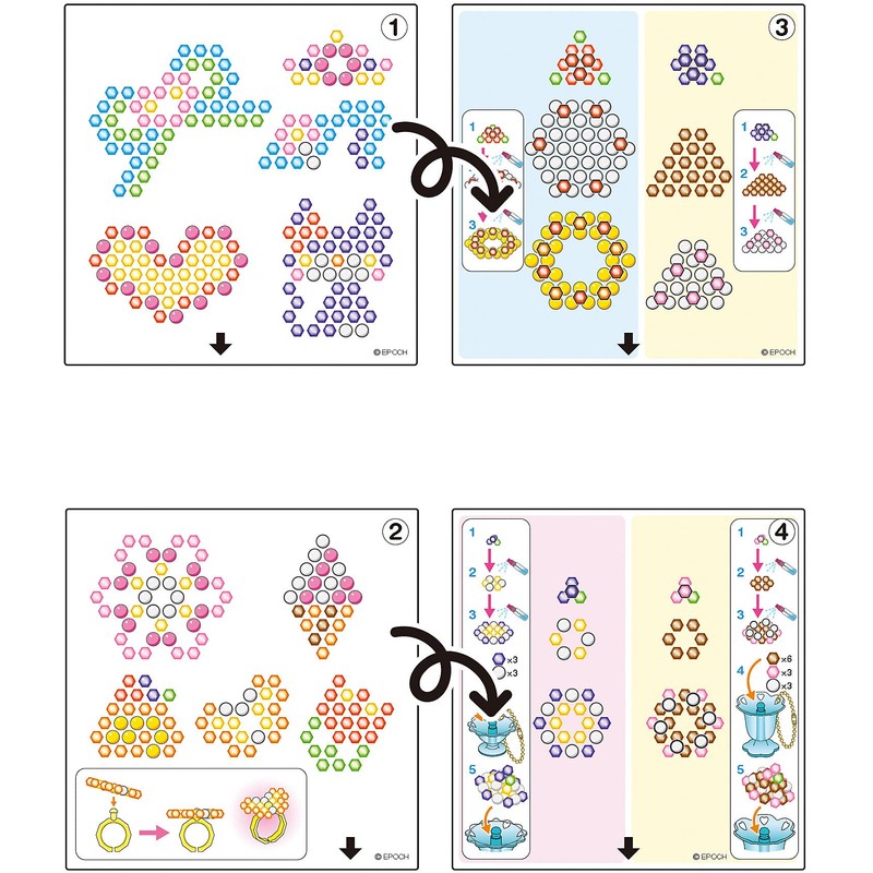 Aquabeads 30249 Heart Boxes Craft Kit