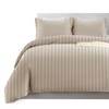 Imperial Rooms Single Duvet Cover Set Reversible Stripes Satin Bedding