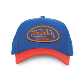 Von Dutch Men's & Women's Cap, Trucker Cap, Adjustable, Blue, One size