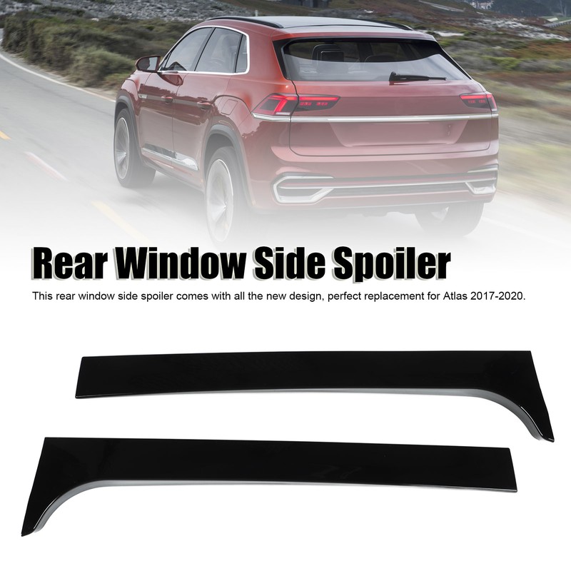 2PCs Rear Window Side Spoiler Automobile Rear Windowshield Spoiler Replacement