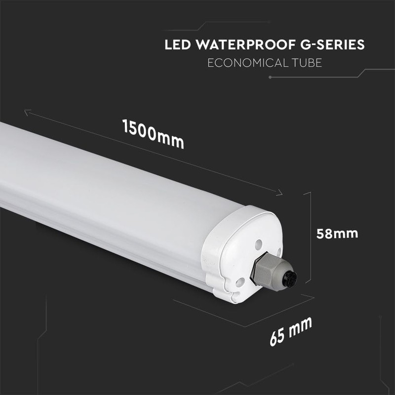 White LED Light Strips - Series G - IP65-48W -
