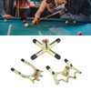 Topyond Set of 3 Reusable Billiard Bridge Heads - Aluminium