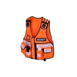 RAC3 Hi Viz Tactical Vest Enforcement,Security, Dog Handler CCTV, Tac Vests (Orange)