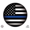 GT Graphics Thin Blue Line American Flag Circle Support Police