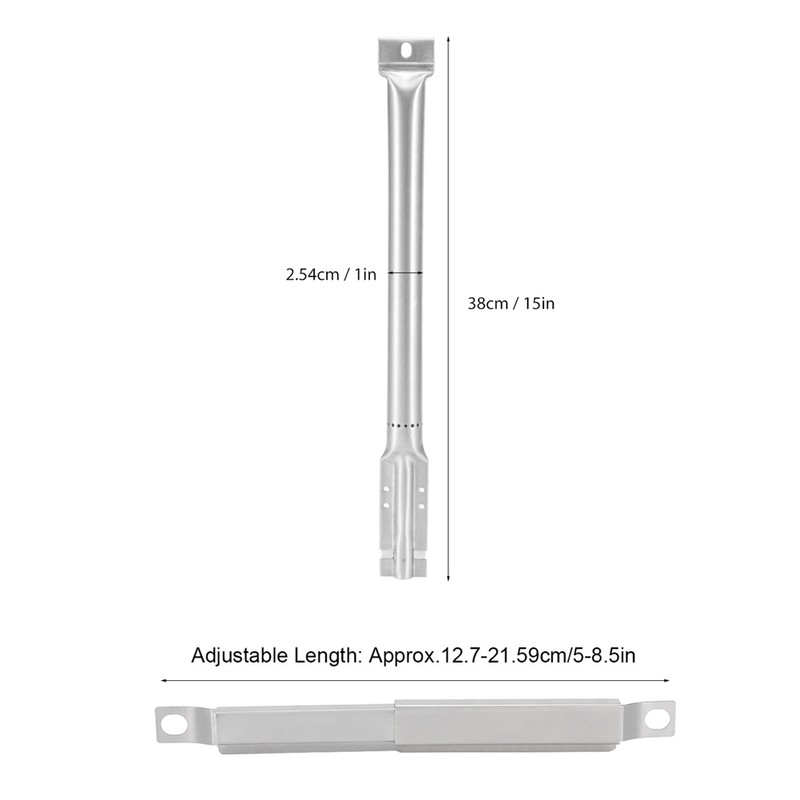 Stainless Steel Grill Burners Crossover Tubes Set Replacement Parts Fit