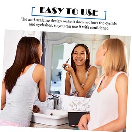 DOITOOL Rizador De Pestañas Eléctrico Recargable Usb Profesional Pequeño Control De Temperatura Inteligente Para Uso Personal y Salón De Belleza Negro