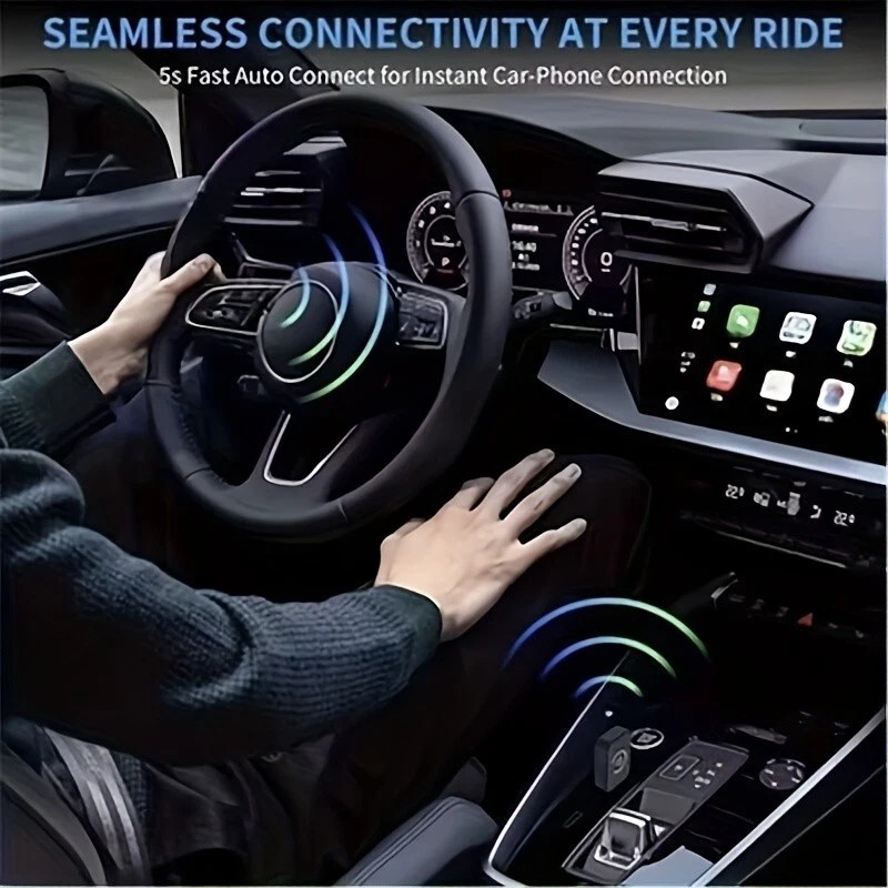 Wireless Apple CarPlay & Android Adapter | Plug-and-Play Installation