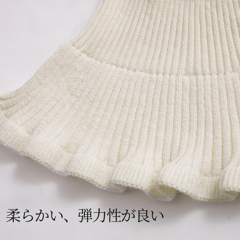 ZHEJIA Women's Knitted Collar Neck Warmer Scarf with Collar Turtleneck