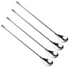 4 Pcs Cocktail Stirrers, 12 Inch Stainless Steel Bar Mixing