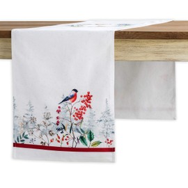 Maison d'Hermine Morzine 100% Cotton Table Runner for Party | Dinner | Holidays | Kitchen | Thanksgiving / Christmas (50 cm x 150 cm)