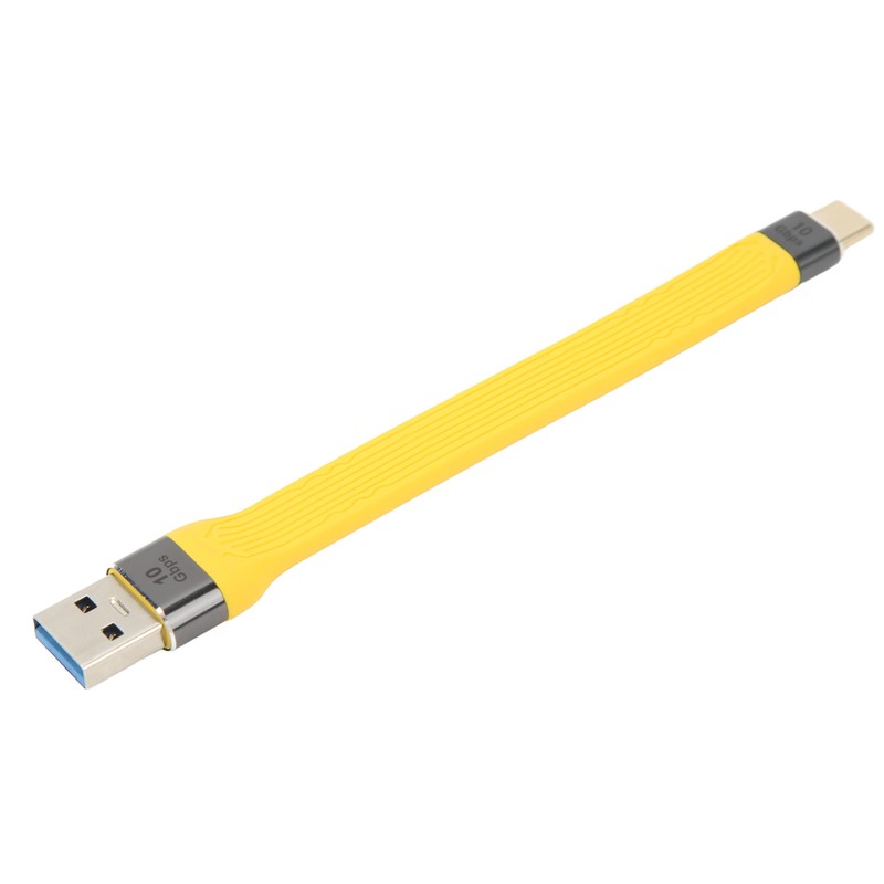 USB Male to Type C Male Cable 10Gbps 5A 13.8cm