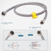 Faucet Supply Lines, 39" Braided Nylon Faucet Hose Connector for