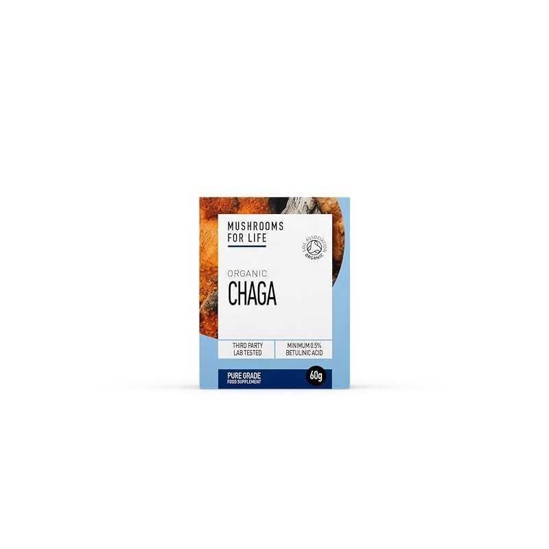 Organic Chaga supplement - Mushroom Superfood Supplenmt - Mushroom Complex