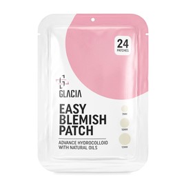 Spot Patches by Glacia® – 24 Pack of Hydrocolloid Pimple Patches for All Skin Types – Spot Stickers Made With Natural Oils, Tea Tree and Calendula