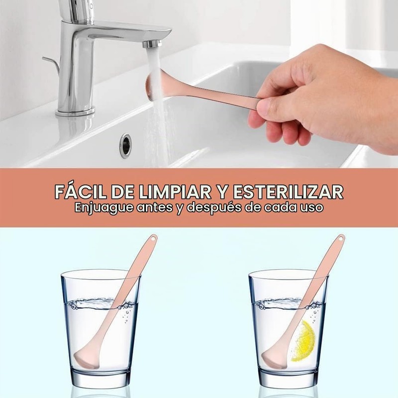 Raspador de Lengua de Acero Inoxidable Set de 3 para