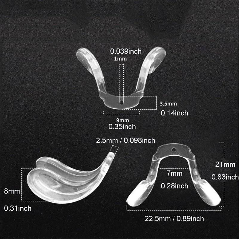 Eyeglass Saddle Bridge Clear Nose Pads Nose Piece Sunglasses Nose