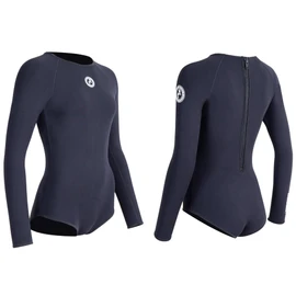 Two Bare Feet Women's 2mm Arabella Neoprene One-Piece Wetsuit – Premium Swim Suit for Surfing, Swimming, Scuba Diving & Water Sports, Flexible, Durable, Multiple Styles (Black, XXL)