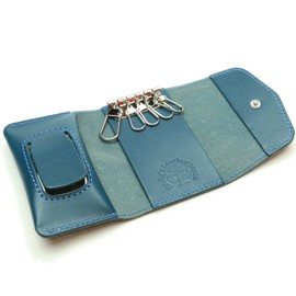 Ricky's Multi-Key Case, Type II, Smart Key, Storage Pocket, Remote Control, Remote Control Key, Keyless Case, Compatible with Most Models, Genuine Leather, Leather, Tochigi Leather, Toyota, Nissan,