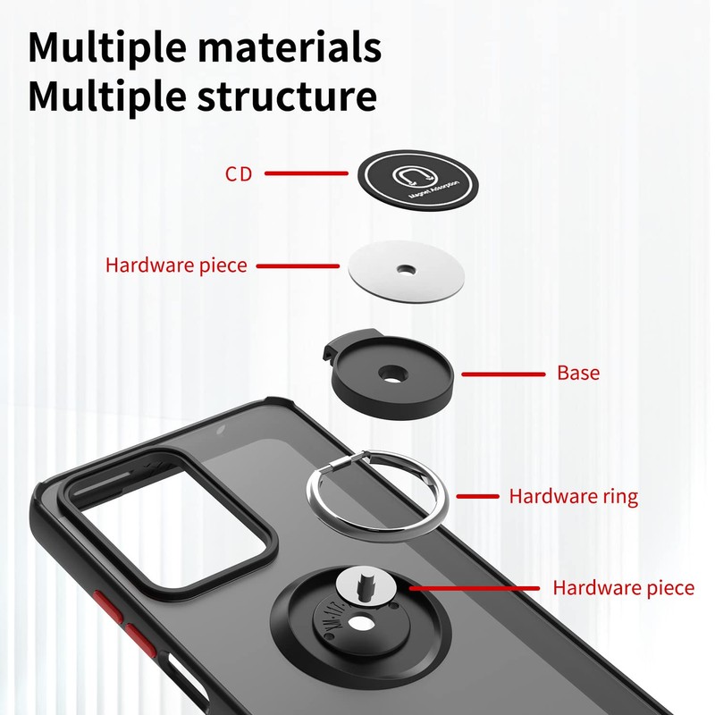 QUIETIP Case Compatible Xiaomi 12T/12T Pro,TPU + Hard PC Shockproof
