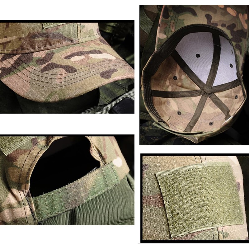 QMFIVE Tactical Hat Outdoor Solar Hat Multicolor Airsoft Paintball Climb