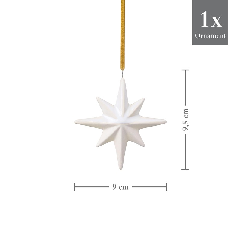 like. by Villeroy & Boch Winter Glow Ornament Star, 9