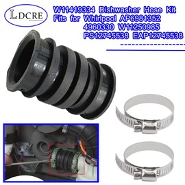 W11419334 Dishwasher Hose Kit,Dishwashers Hose Kit Replacement Parts Fits for Whirlpool AP6981352 4960330 W11250985 PS12745538 EAP12745538