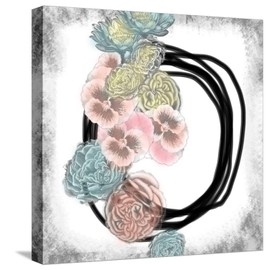 ART.COM Stretched Canvas Print Urban Romance by Jan Weiss, 16" x 16"