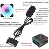 MIWATT DS Mini ARGB PC Fan Controller Set with Remote