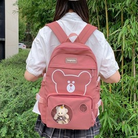 Casual bag backpack teenage backpack daily bag new semester women's casual backpack casual backpack blue