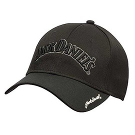 Jack Daniels Gray and Black Embroidered Cap (L/XL)