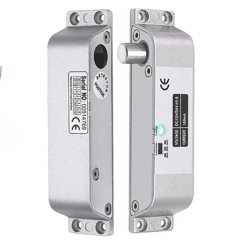 HERNAS - Cerradura elctrica de 12 V CC para puerta,