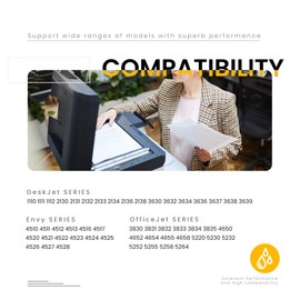 ATOPINK 302 XL Black, 302 Printer Cartridges Black Compatible with HP 302 Black, Printer Cartridges 302 XL for Envy 4525 4520 4527 4524 OfficeJet 5230 4650 3831 5232 3830 3833 DeskJet 3630 3636 3639