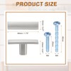 sourcing map 15 Pack Single Hole Cabinet Knobs, 1.7 Inch