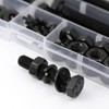 YEEZET Screws M10 48 Pieces Hex Screws Washers Spring Washers